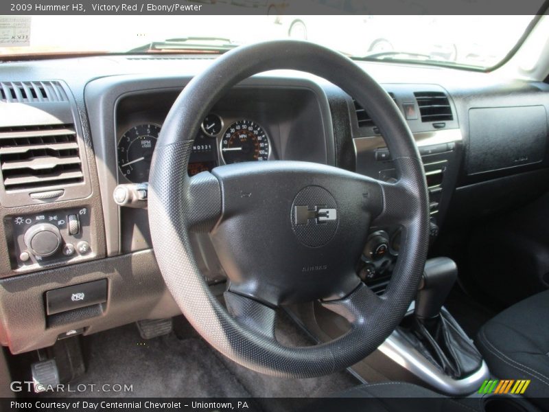 Victory Red / Ebony/Pewter 2009 Hummer H3