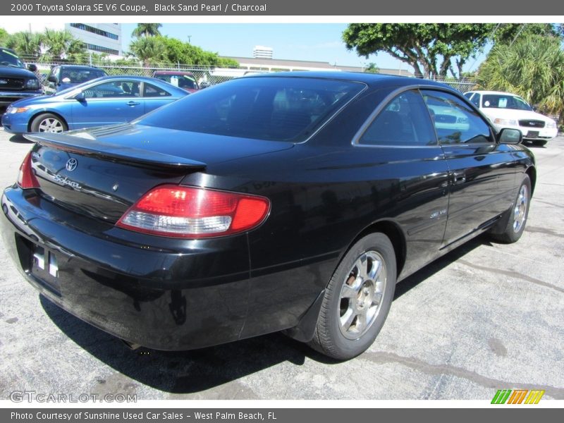 Black Sand Pearl / Charcoal 2000 Toyota Solara SE V6 Coupe