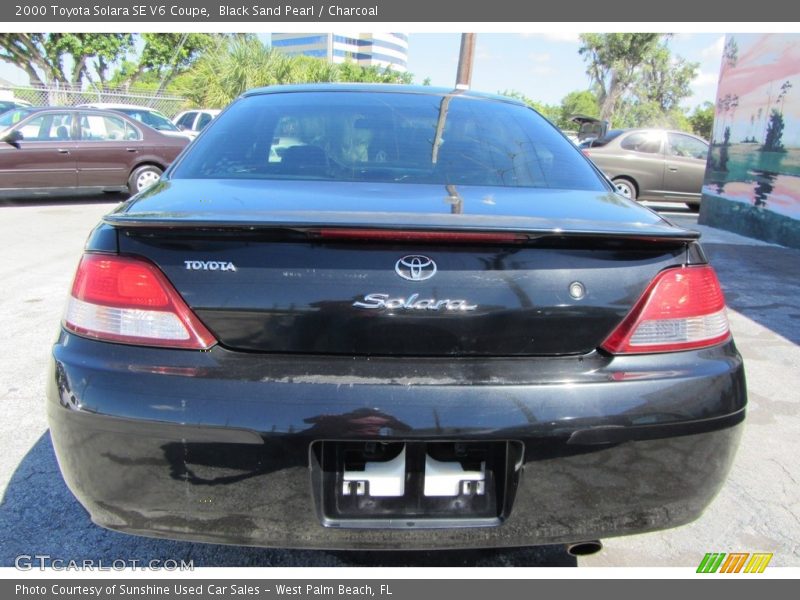 Black Sand Pearl / Charcoal 2000 Toyota Solara SE V6 Coupe