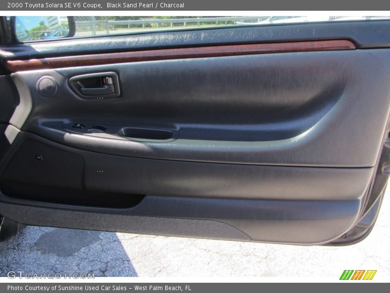 Black Sand Pearl / Charcoal 2000 Toyota Solara SE V6 Coupe