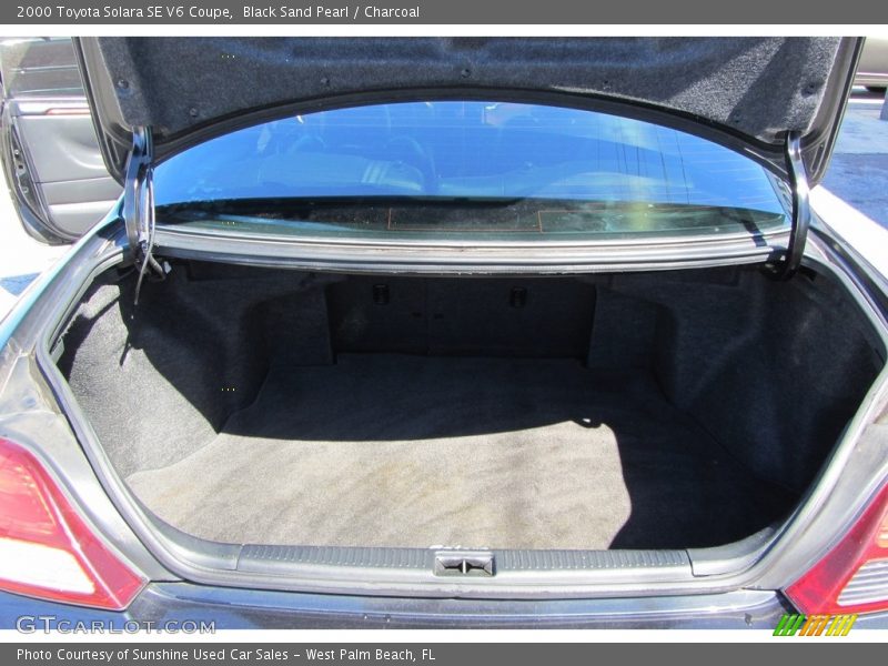 Black Sand Pearl / Charcoal 2000 Toyota Solara SE V6 Coupe