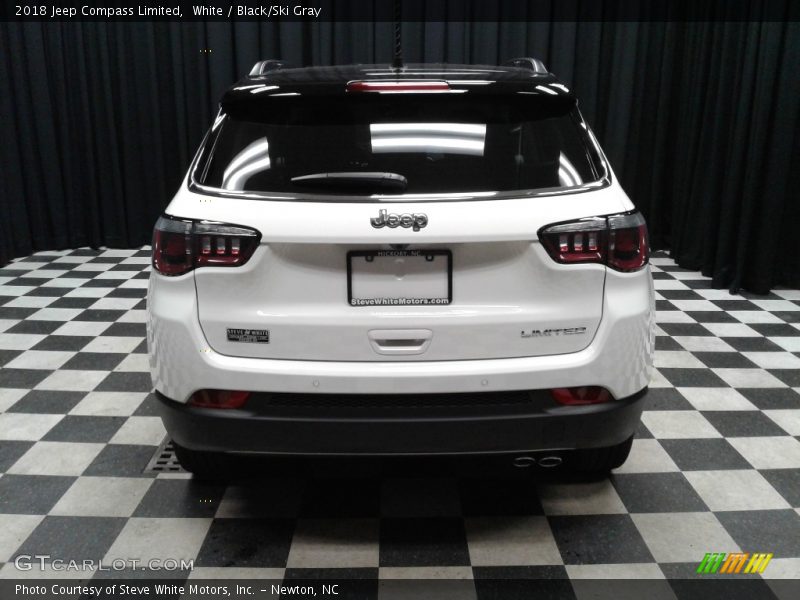 White / Black/Ski Gray 2018 Jeep Compass Limited