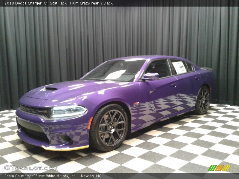 Plum Crazy Pearl / Black 2018 Dodge Charger R/T Scat Pack