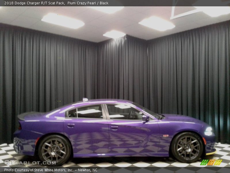 Plum Crazy Pearl / Black 2018 Dodge Charger R/T Scat Pack