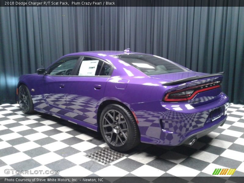 Plum Crazy Pearl / Black 2018 Dodge Charger R/T Scat Pack