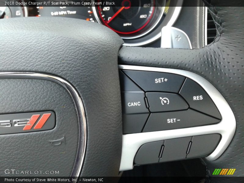 Plum Crazy Pearl / Black 2018 Dodge Charger R/T Scat Pack
