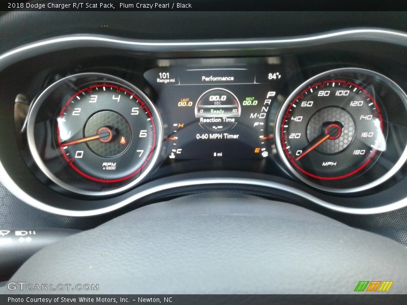 Plum Crazy Pearl / Black 2018 Dodge Charger R/T Scat Pack