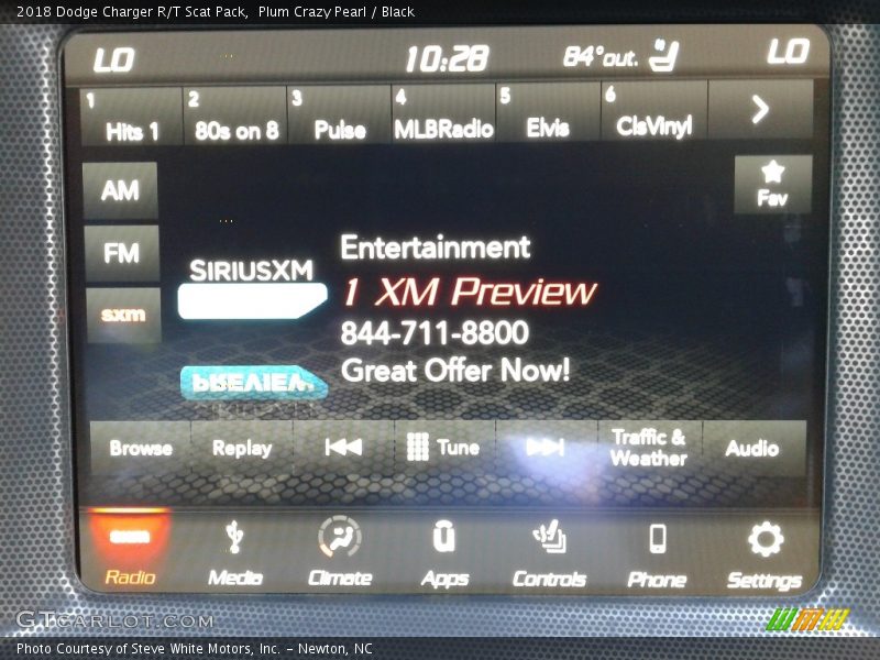 Plum Crazy Pearl / Black 2018 Dodge Charger R/T Scat Pack