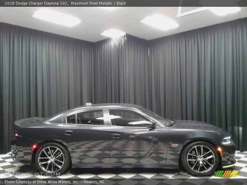 Maximum Steel Metallic / Black 2018 Dodge Charger Daytona 392