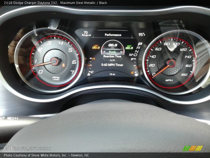 Maximum Steel Metallic / Black 2018 Dodge Charger Daytona 392