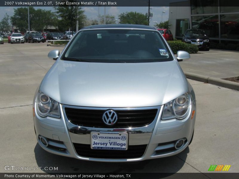 Silver Essence Metallic / Titan Black 2007 Volkswagen Eos 2.0T