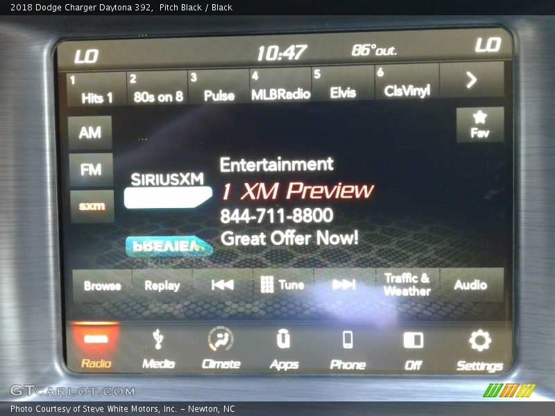 Pitch Black / Black 2018 Dodge Charger Daytona 392