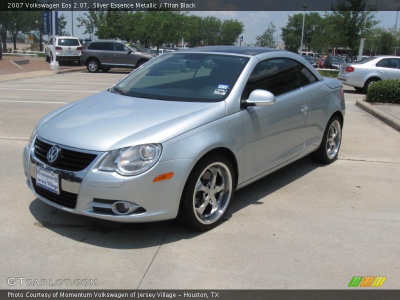 Silver Essence Metallic / Titan Black 2007 Volkswagen Eos 2.0T