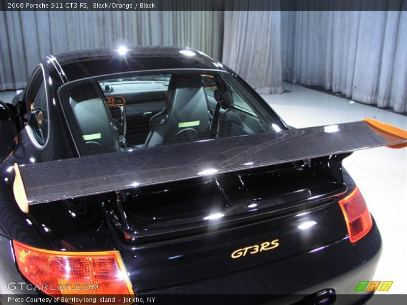 2008 Porsche 911 GT3 RS, Black/Orange / Black/Orange, Carbon Fiber Rear Spoiler - 2008 Porsche 911 GT3 RS