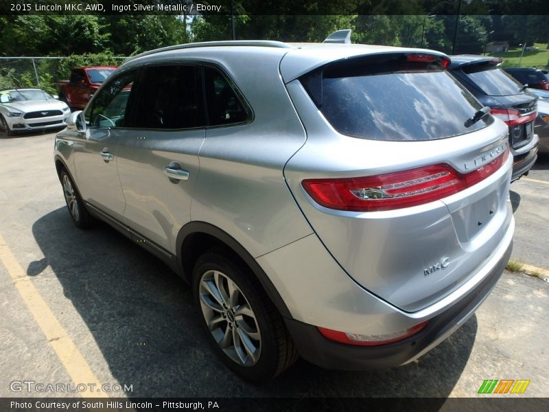 Ingot Silver Metallic / Ebony 2015 Lincoln MKC AWD
