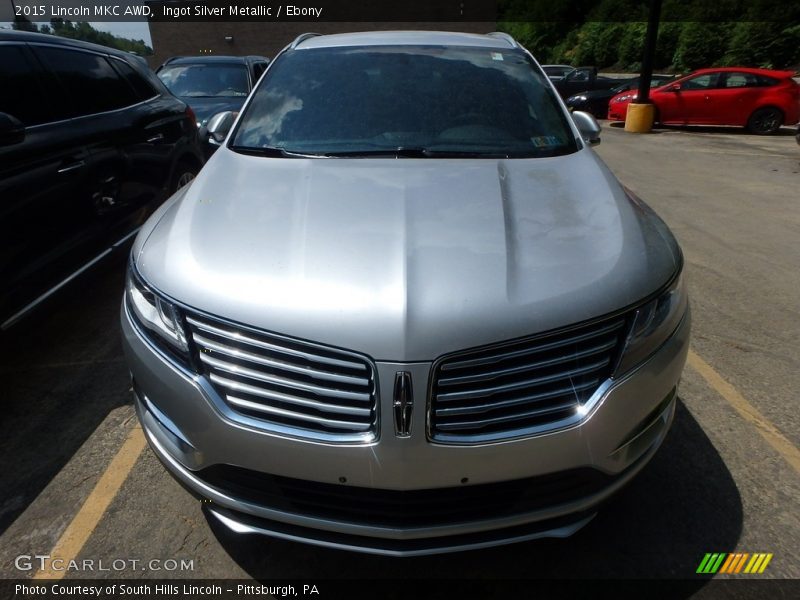 Ingot Silver Metallic / Ebony 2015 Lincoln MKC AWD