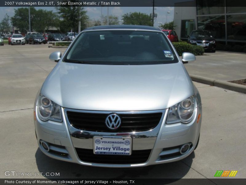 Silver Essence Metallic / Titan Black 2007 Volkswagen Eos 2.0T