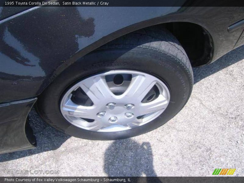 Satin Black Metallic / Gray 1995 Toyota Corolla DX Sedan