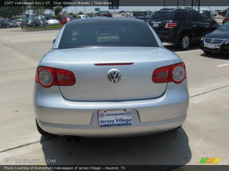 Silver Essence Metallic / Titan Black 2007 Volkswagen Eos 2.0T