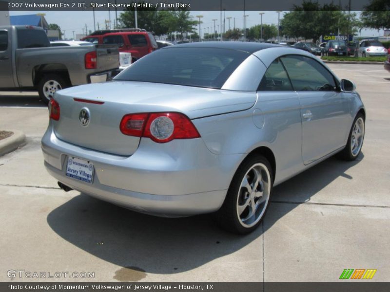 Silver Essence Metallic / Titan Black 2007 Volkswagen Eos 2.0T