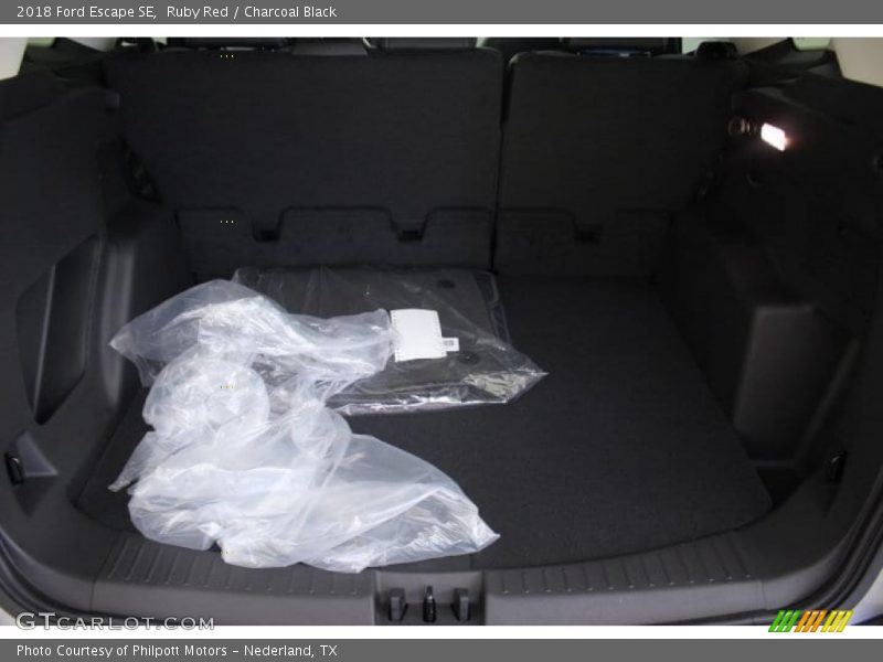 Ruby Red / Charcoal Black 2018 Ford Escape SE