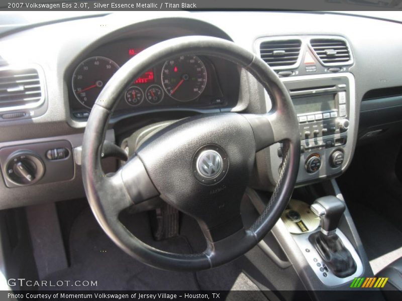 Silver Essence Metallic / Titan Black 2007 Volkswagen Eos 2.0T