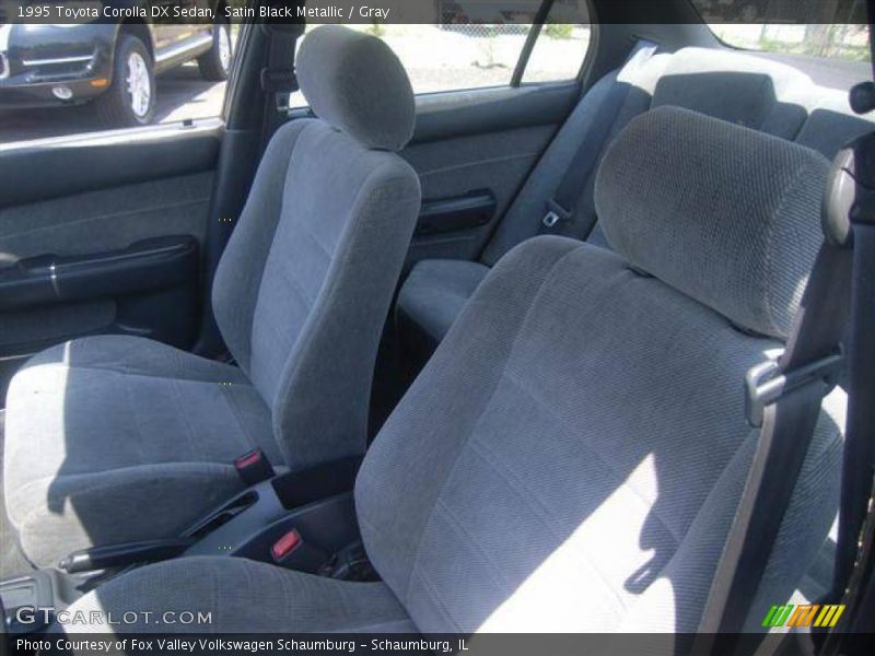 Satin Black Metallic / Gray 1995 Toyota Corolla DX Sedan