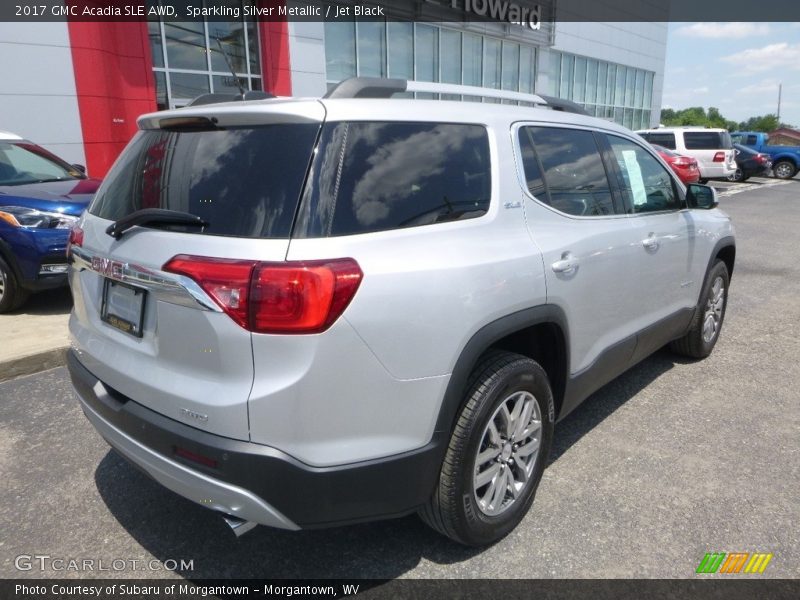 Sparkling Silver Metallic / Jet Black 2017 GMC Acadia SLE AWD