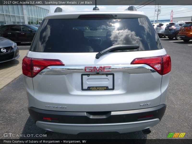 Sparkling Silver Metallic / Jet Black 2017 GMC Acadia SLE AWD