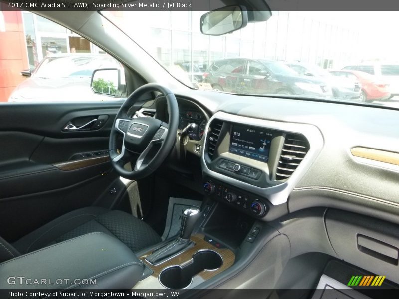 Sparkling Silver Metallic / Jet Black 2017 GMC Acadia SLE AWD