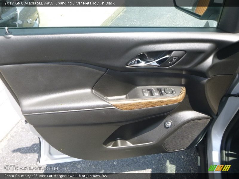 Sparkling Silver Metallic / Jet Black 2017 GMC Acadia SLE AWD