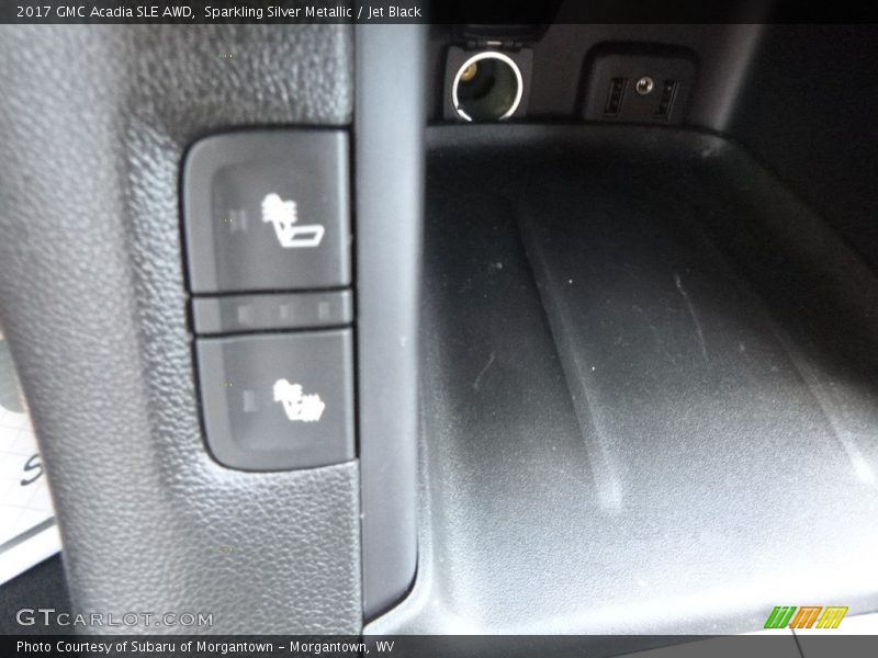 Sparkling Silver Metallic / Jet Black 2017 GMC Acadia SLE AWD