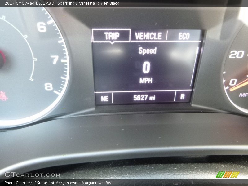 Sparkling Silver Metallic / Jet Black 2017 GMC Acadia SLE AWD