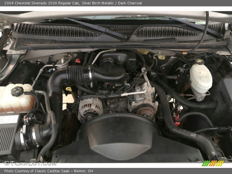 Silver Birch Metallic / Dark Charcoal 2004 Chevrolet Silverado 1500 Regular Cab
