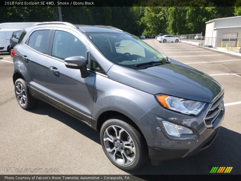 Smoke / Ebony Black 2018 Ford EcoSport SE 4WD