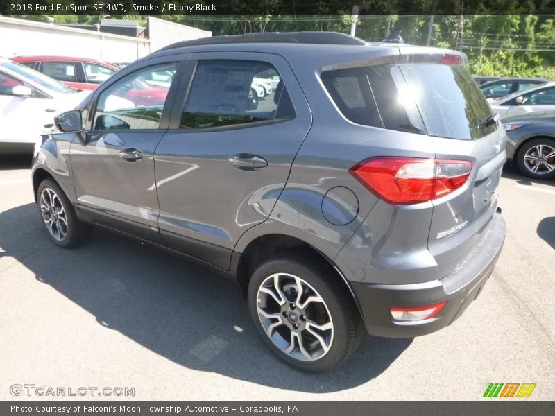 Smoke / Ebony Black 2018 Ford EcoSport SE 4WD