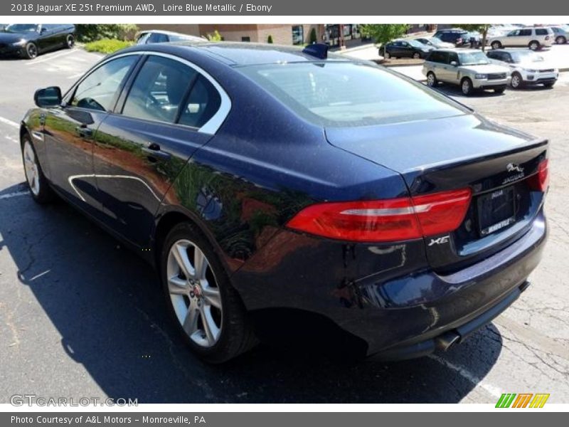 Loire Blue Metallic / Ebony 2018 Jaguar XE 25t Premium AWD