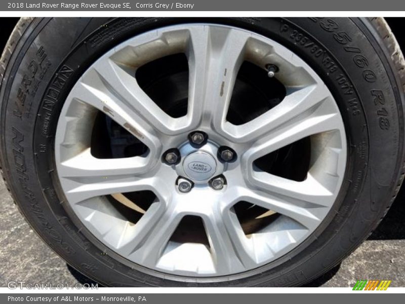 Corris Grey / Ebony 2018 Land Rover Range Rover Evoque SE