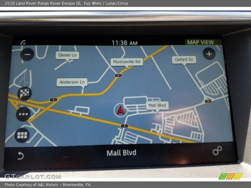 Fuji White / Lunar/Cirrus 2018 Land Rover Range Rover Evoque SE