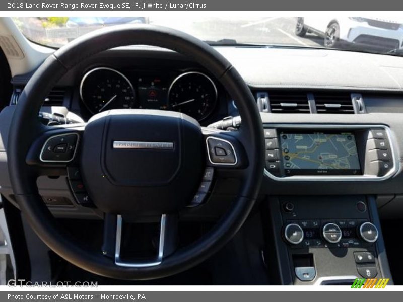 Fuji White / Lunar/Cirrus 2018 Land Rover Range Rover Evoque SE