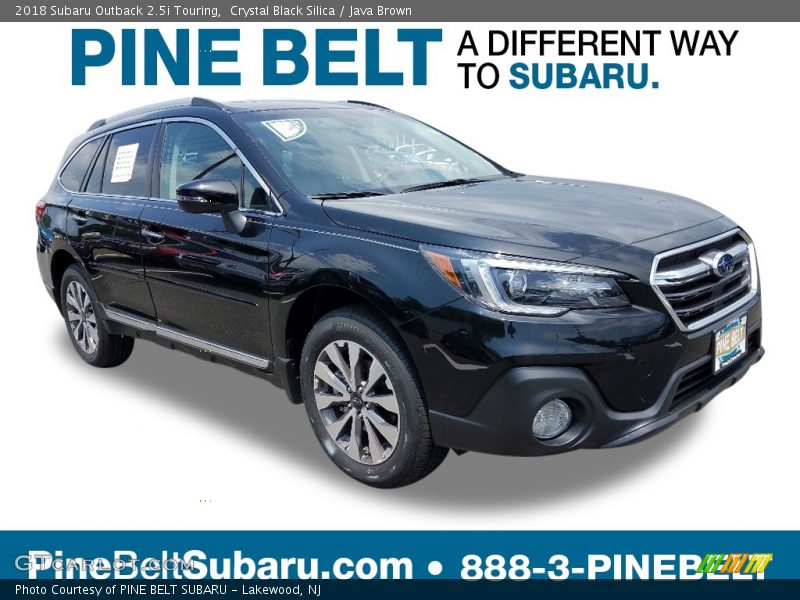 Crystal Black Silica / Java Brown 2018 Subaru Outback 2.5i Touring