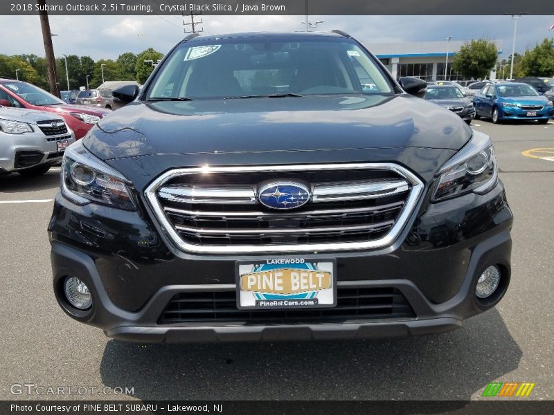 Crystal Black Silica / Java Brown 2018 Subaru Outback 2.5i Touring