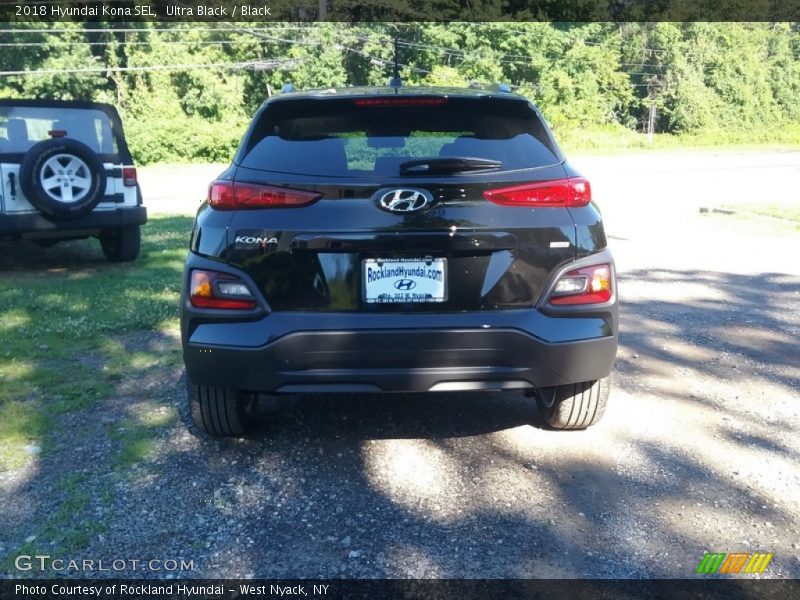 Ultra Black / Black 2018 Hyundai Kona SEL