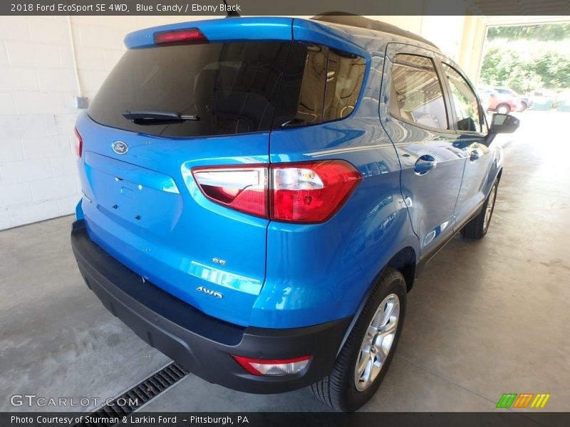 Blue Candy / Ebony Black 2018 Ford EcoSport SE 4WD