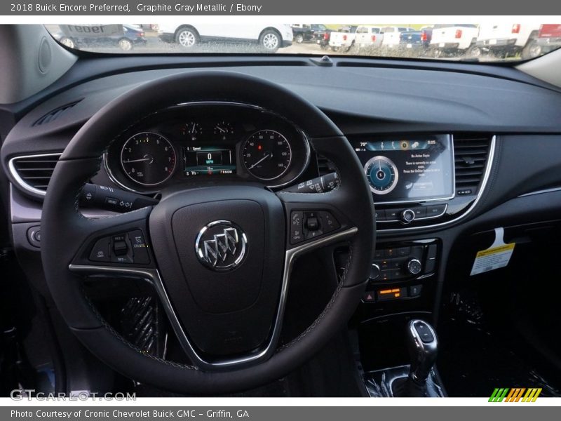 Graphite Gray Metallic / Ebony 2018 Buick Encore Preferred