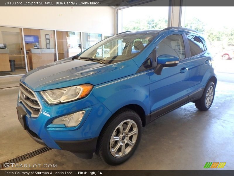 Blue Candy / Ebony Black 2018 Ford EcoSport SE 4WD