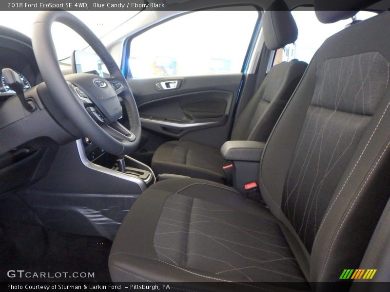 Blue Candy / Ebony Black 2018 Ford EcoSport SE 4WD