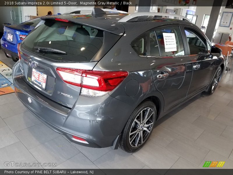 Magnetite Gray Metallic / Black 2018 Subaru Impreza 2.0i Limited 5-Door