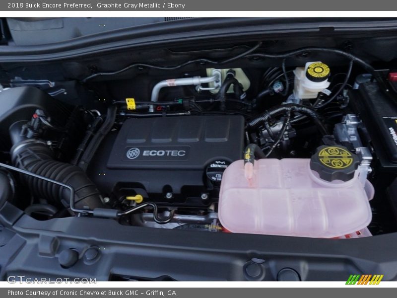 Graphite Gray Metallic / Ebony 2018 Buick Encore Preferred