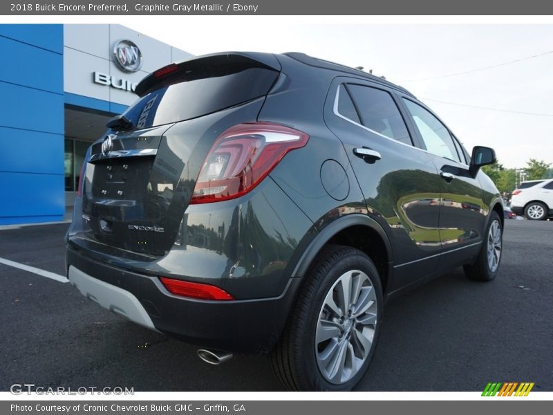 Graphite Gray Metallic / Ebony 2018 Buick Encore Preferred